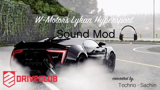 W-Motors Lykan Hypersport Sound