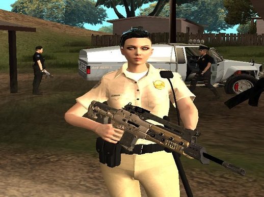 GTA Online Random Skin # 5: Sahp Female Officer
