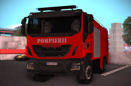 Iveco Trakker Pompieri - Romanian Firetruck