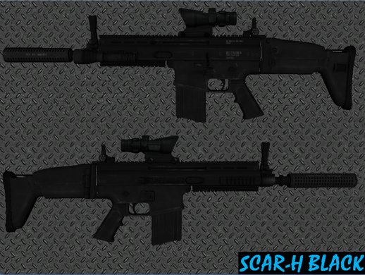 SCAR-H-A1 BLACK