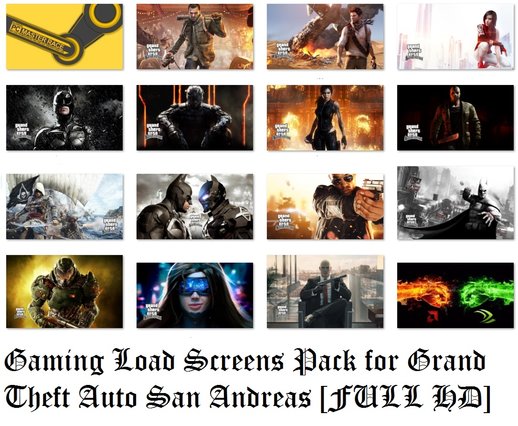 Gaming Load Screens Pack (Very High Quality)