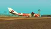 Boeing 747-400 Malaysia Airlines (Hibiscus Livery)