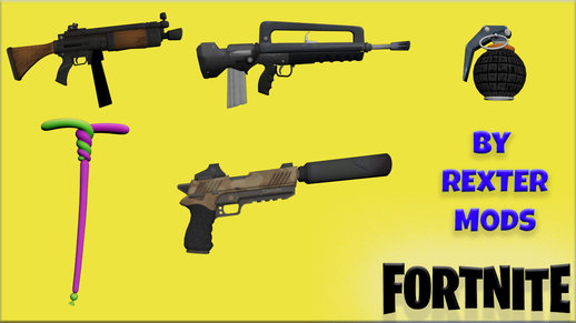 Pack #1 Armas Legendarias de Fortnite 