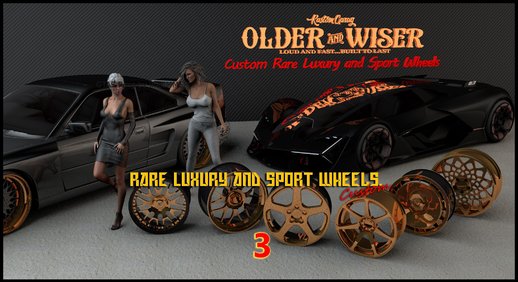Custom Rare Luxury and Sport Wheels. GTA5 parts of Custom Rims Pack3 by imBIMMER