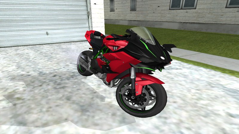 Download Kawasaki Ninja H2R 2015 for GTA San Andreas (iOS, Android)