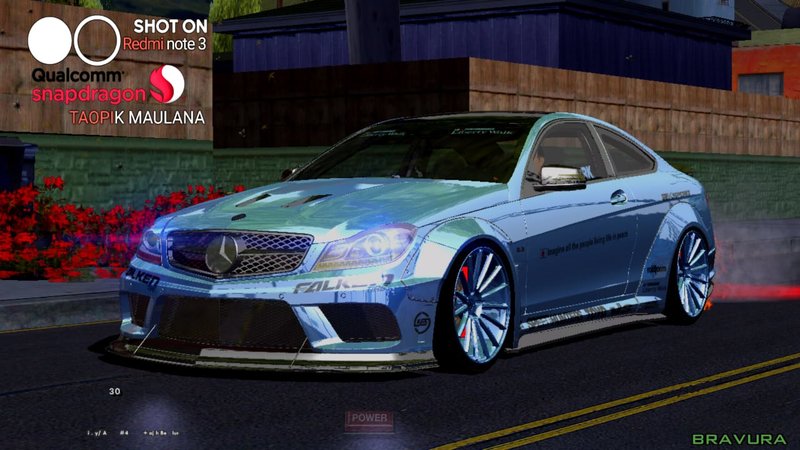 GTA San Andreas 2014 Mercedes Benz C63 AMG Coupe Black Series