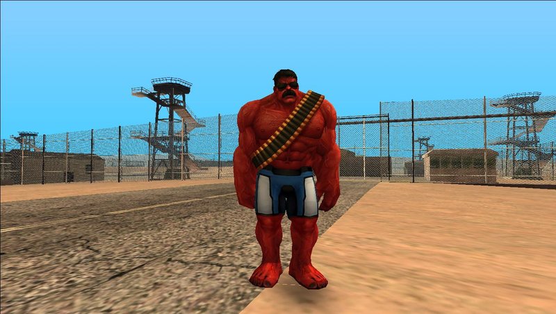 Skin) Red Hulk Skin - Roblox