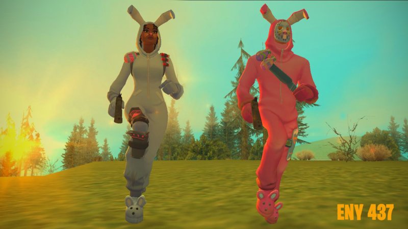 fortnite bunny skins - fortnite bunny brawler luna