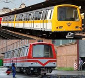 Bucharest Romania Metro / Subway / Tram /Train paintjob (with graffiti)