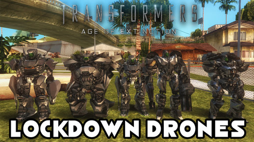 Transformers AOE Lockdown Drones Pack
