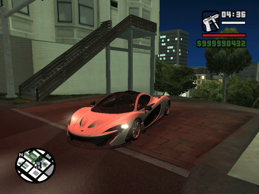 Mc Laren P1 3D GTA V style