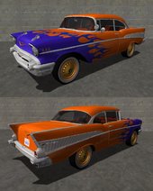 1957 Chevrolet Bel Air Sports Coupe & Hotrod Pack v1.0