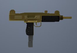 GOLD UZI FROM GTA IV TBOGT