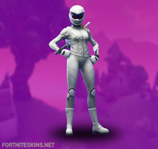 Fortnite Female Street Racer White