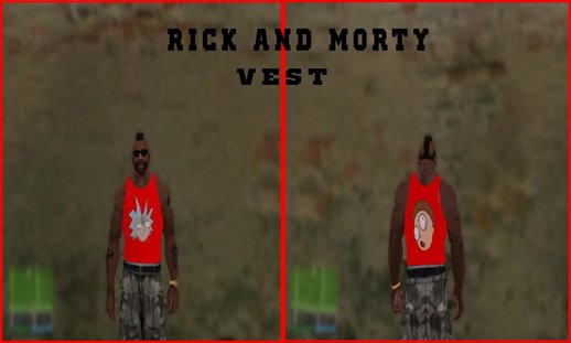 Rick And Morty Vest