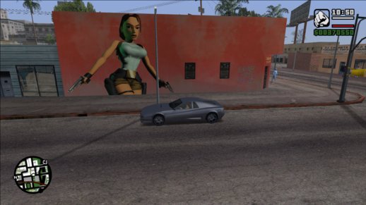 Tomb Raider I Lara Mural Mod