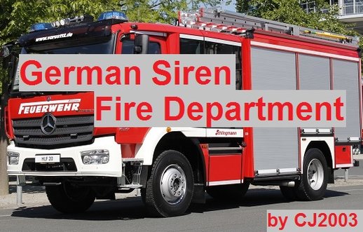 [2018] German Fire Department Siren