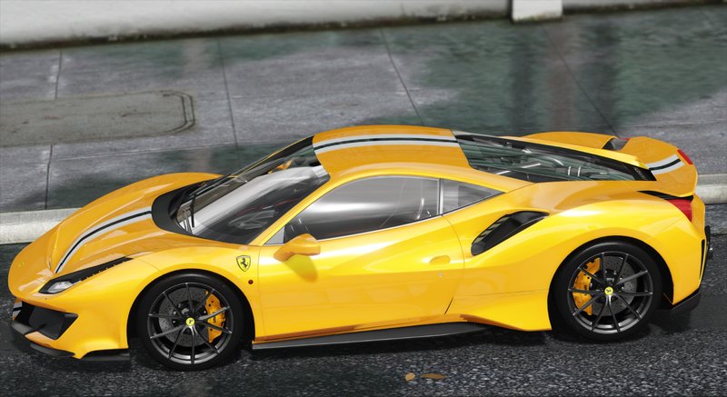 Gta 5 2018 Ferrari 488 Pista Add Ontemplate Mod