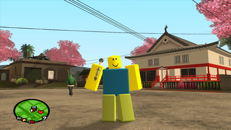 Gta San Andreas Roblox Default Character Mod Gtainside Com - roblox gta 5 playing gta v in roblox