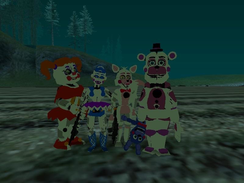 Five Nights at Freddy v5 for GTA San Andreas