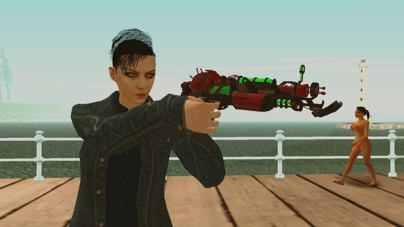 GTA 5 PC Mods - RAY GUN MARK II WEAPON MOD!!! GTA 5 Ray Gun Mod Gameplay! 