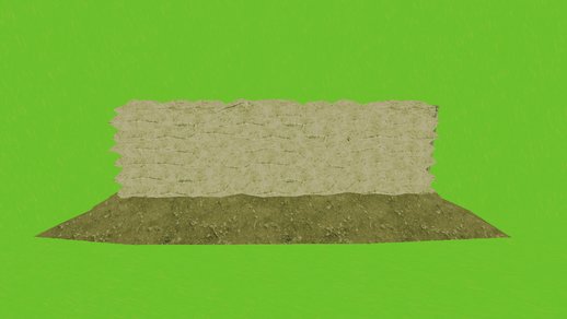 Barrier Of Military Sacks Mod