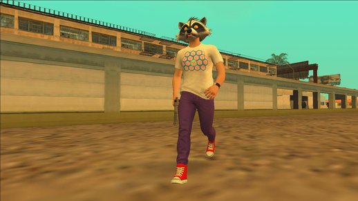 GTA Online Racoon Hipster for GTA SA