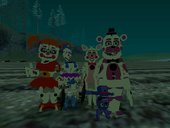 Five Nights at Freddy's: Sister Location (FNaF:SL) Main Animatronics
