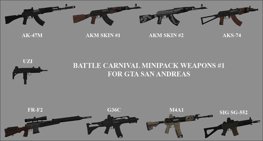 Battle Carnival Weapons Minipack #1