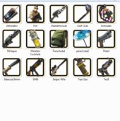 Fortnite Weapons Icons