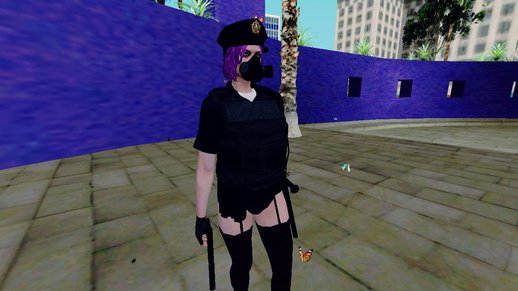 GTA Online Fem Police With Normal Map