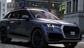Audi Q7 Police / Politie Unmarked [ELS | Replace] [US plates | Dutch plates | No plates]