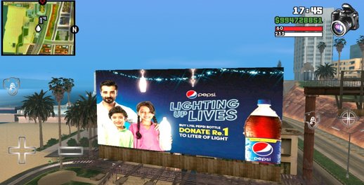 Pepsi Billboard for SA Mobile