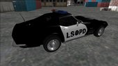 Chevrolet Corvette C3 Stingray Police LSPD