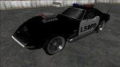 Chevrolet Corvette C3 Stingray Police LSPD