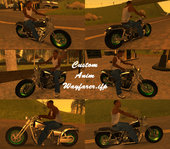 GTA V Western Motorcycle Wolfsbane Con Paintjobs