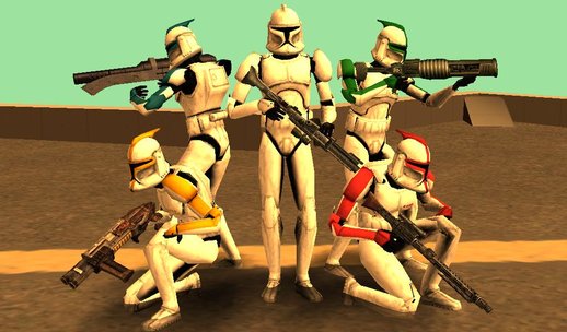 Star Wars The Clone Wars - CloneTrooper Skins