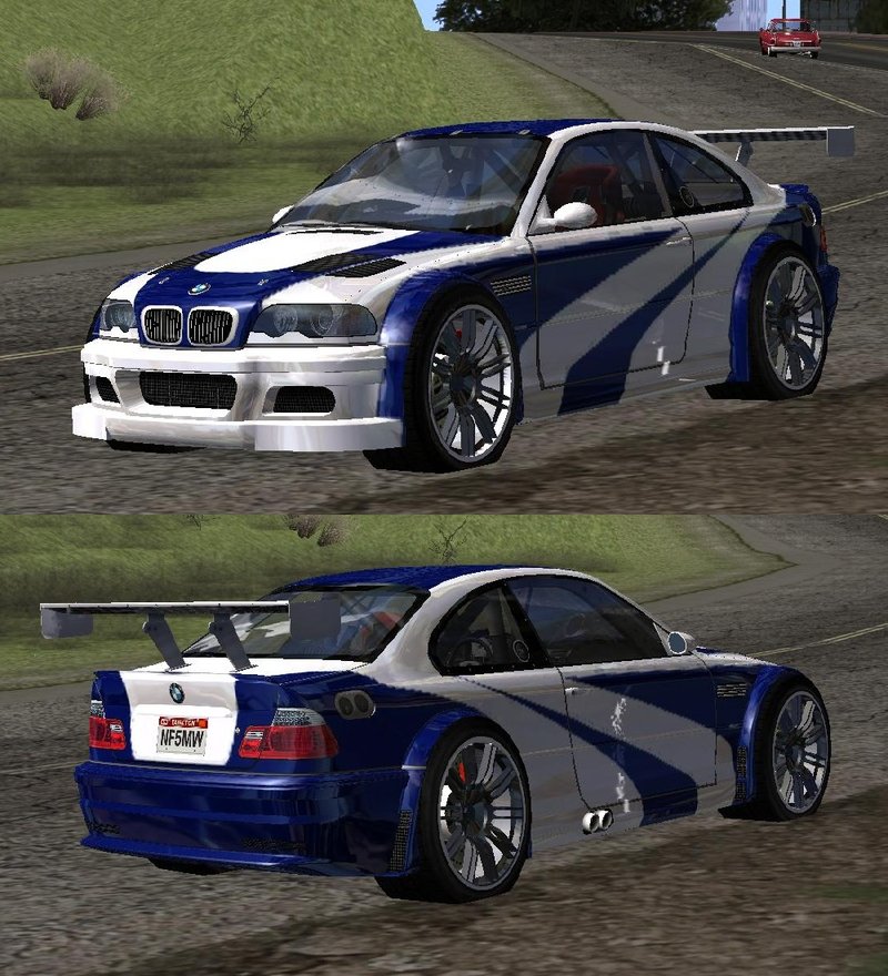 Gta San Andreas 2001 Bmw M3 E46 Gtr Most Wanted 2012 Style