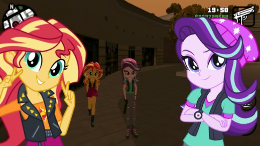 [MLP EQG] Sunset Shimmer & Starlight Glimmer v.2