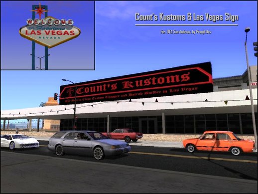 Count's Kustoms & Real Las Vegas Sign Pack v1.0