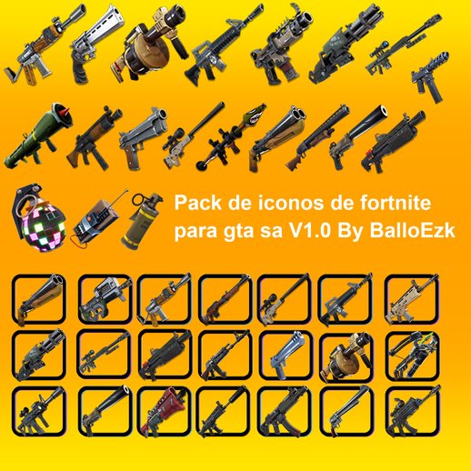 Icon Pack from Fortnite for SA v1.0