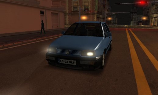 Volkswagen Golf 3 1994 Arges Number Plate