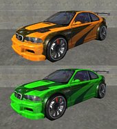 2001 BMW M3 E46 GTR Most Wanted (2012 style) v1.0