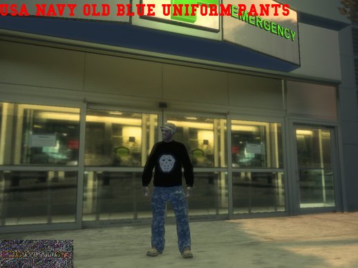 USA Navy Old Blue Camo Pants 