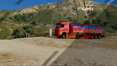 Portuguese Fire Department Volunteers Mercedes-Benz Actros Euro6 + Trailer Tanker