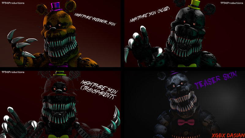 GTA San Andreas Five Nights at Freddy's 4 Ultimate Skin Pack Mod