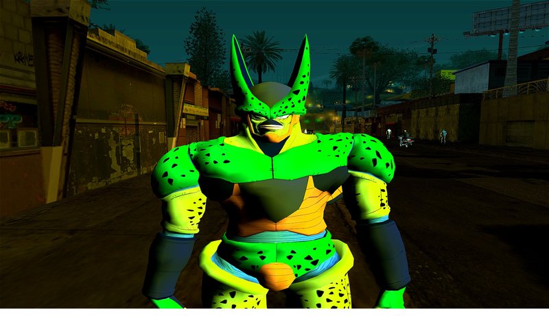 GTA San Andreas DBZ Cell Segunda forma Mod 