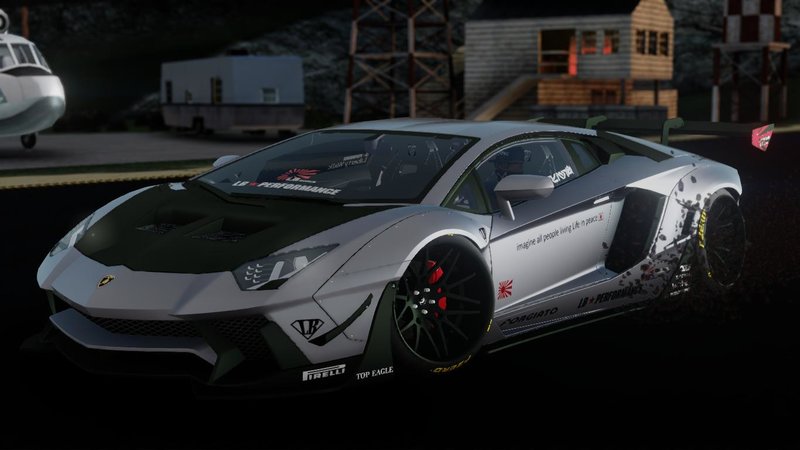 GTA San Andreas Lamborghini Aventador Liberty Walk 