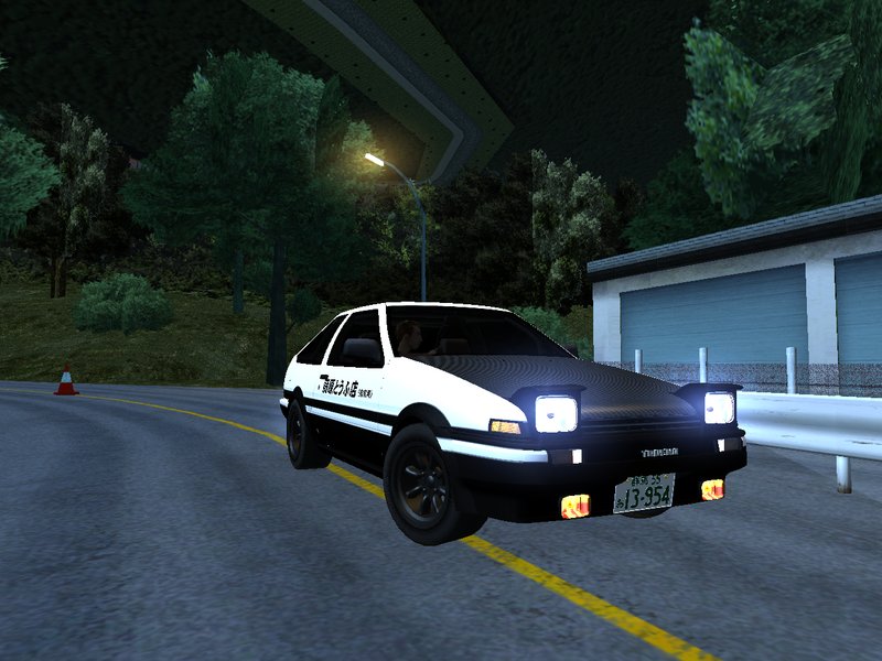 Gta San Andreas Initial D Fifth Final Stage Fujiwara Takumi Ae86 Mod Gtainside Com