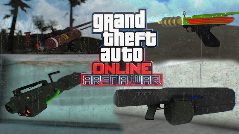 GTA San Andreas GTA Online [Arena War] Weapons Mod - GTAinside.com
